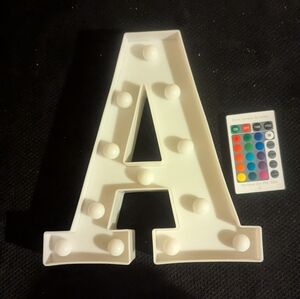 Light Up Letter A